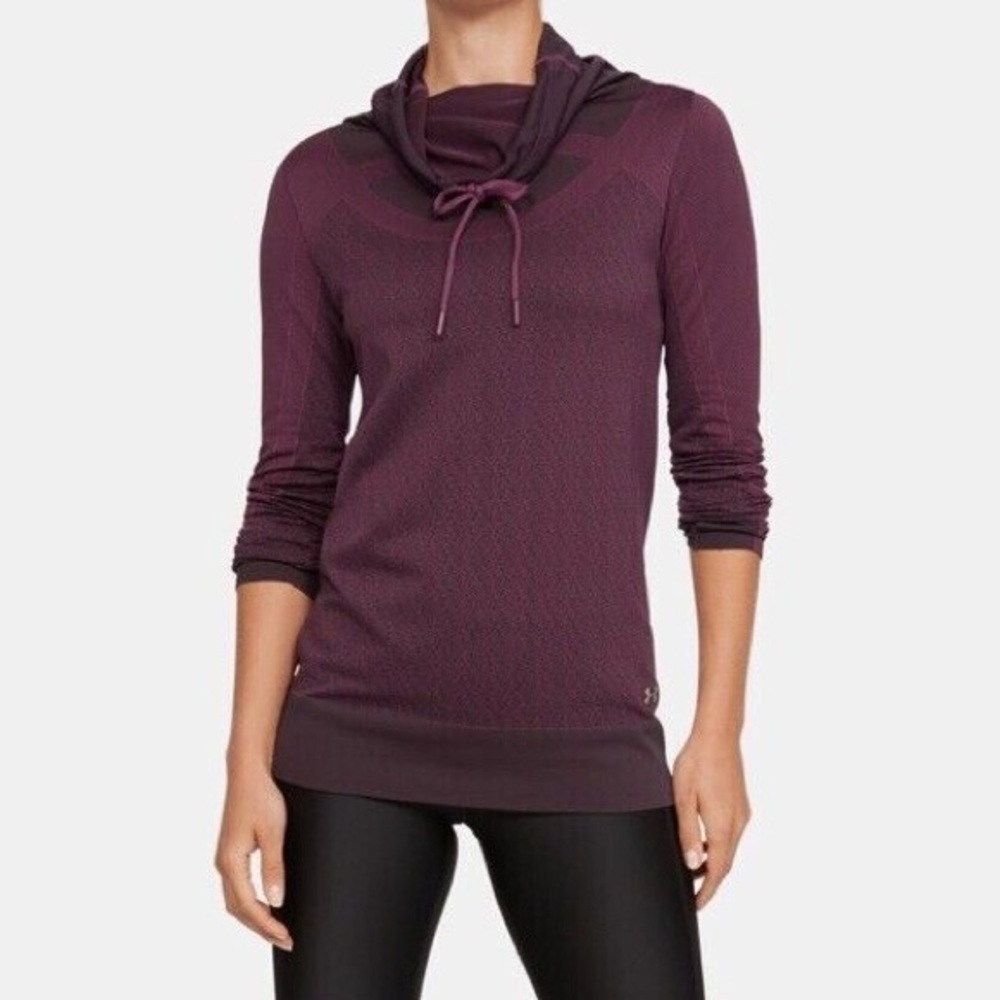 Under Armour • Threadborne Seamless Funnel Neck Long Sleeve Shirt XS